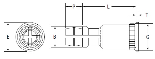 SEEN Zatrzaskowe kolki dystansowe do PCB CFKSSB